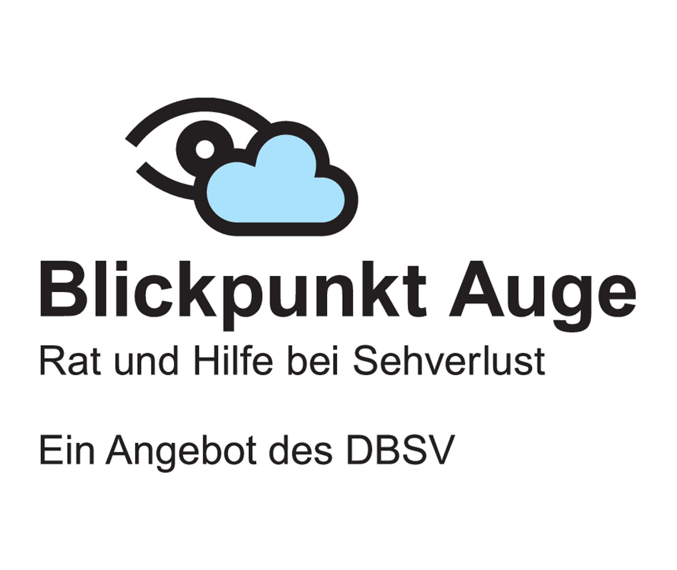Logo Blickpunkt Auge Rat und Hilfe bei Sehverlust